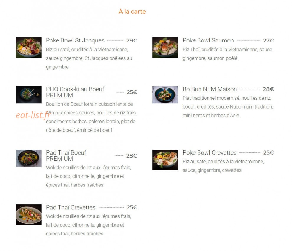 Cook-Ki — carte page 2