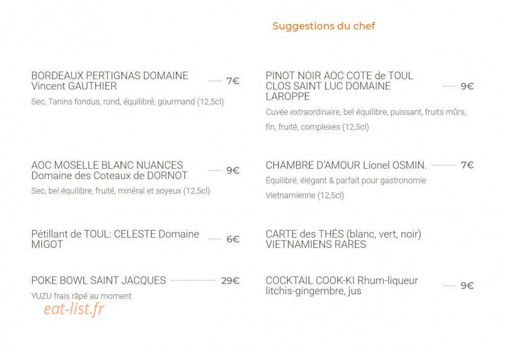 Cook-Ki — carte page 3