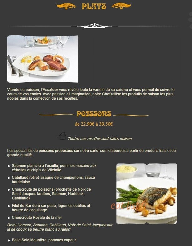 Excelsior — carte page 6