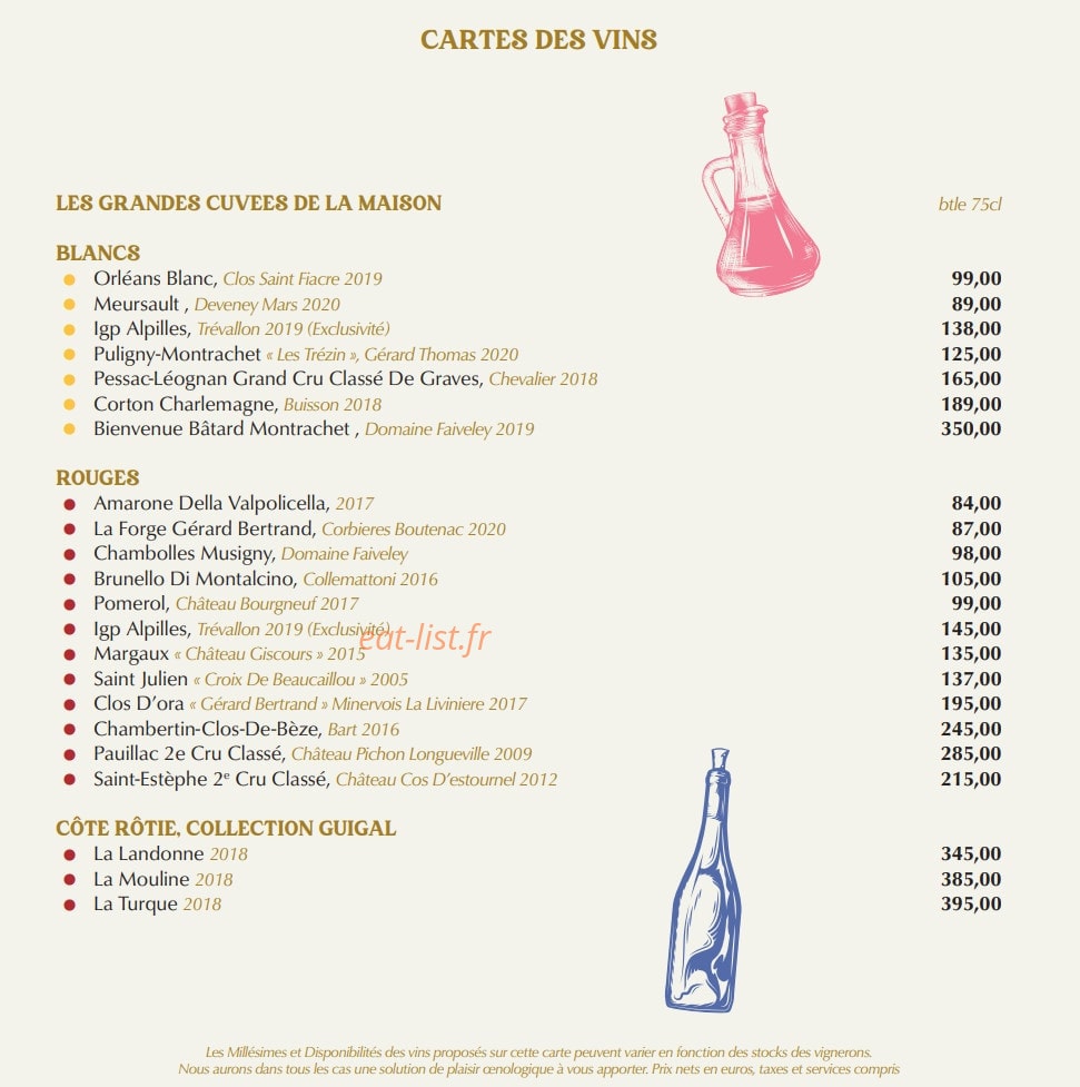 Grand Café Foy — carte page 15