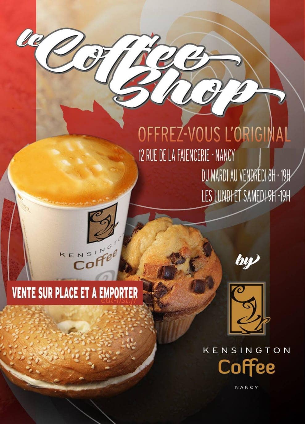 Kensington Coffee — carte page 1