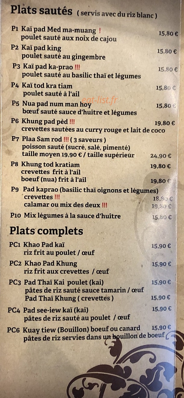 Khao-Thip — carte page 2
