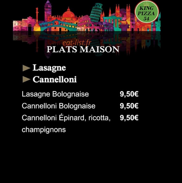 King pizza — carte page 5