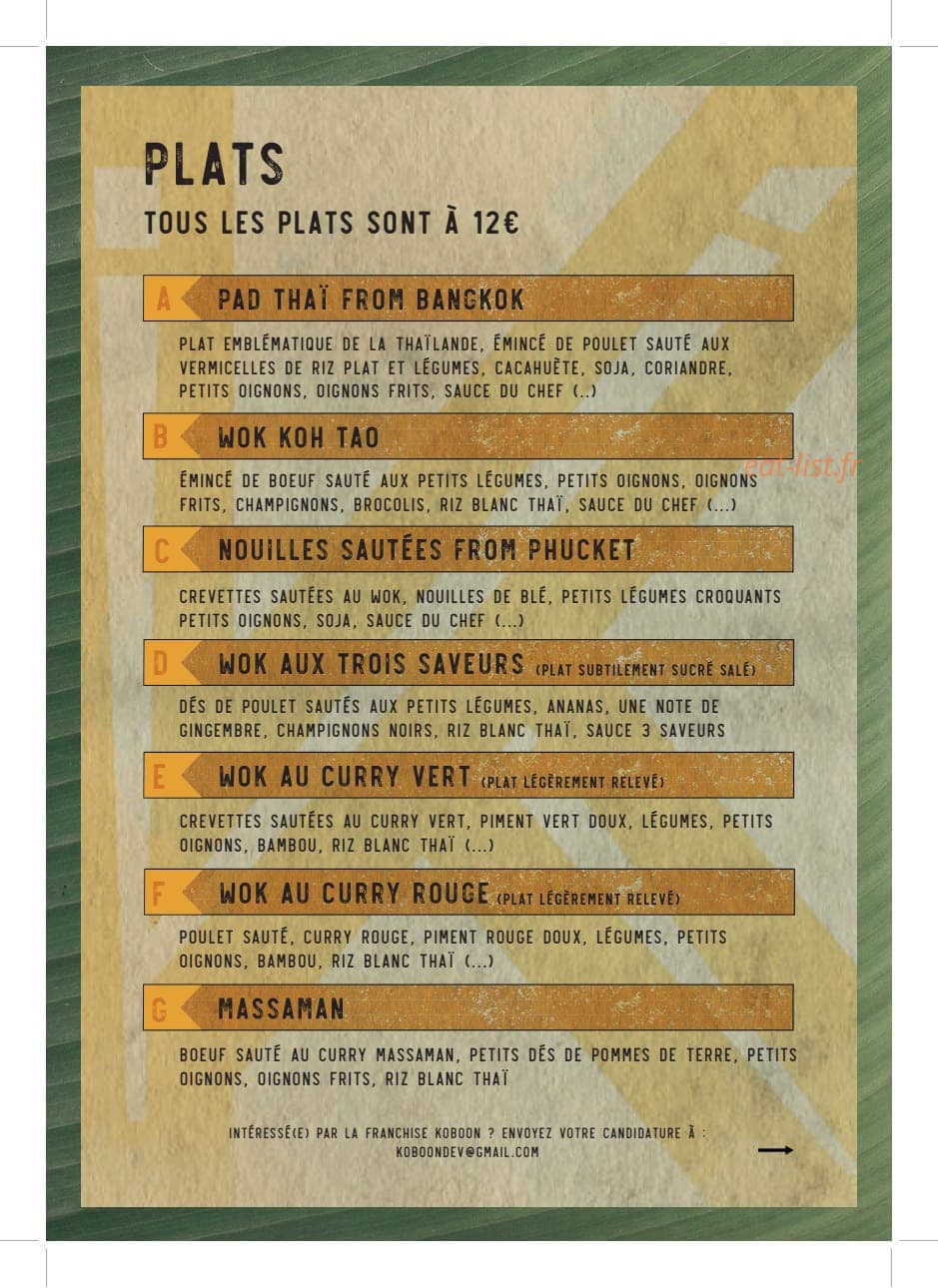 Koboon — carte page 2