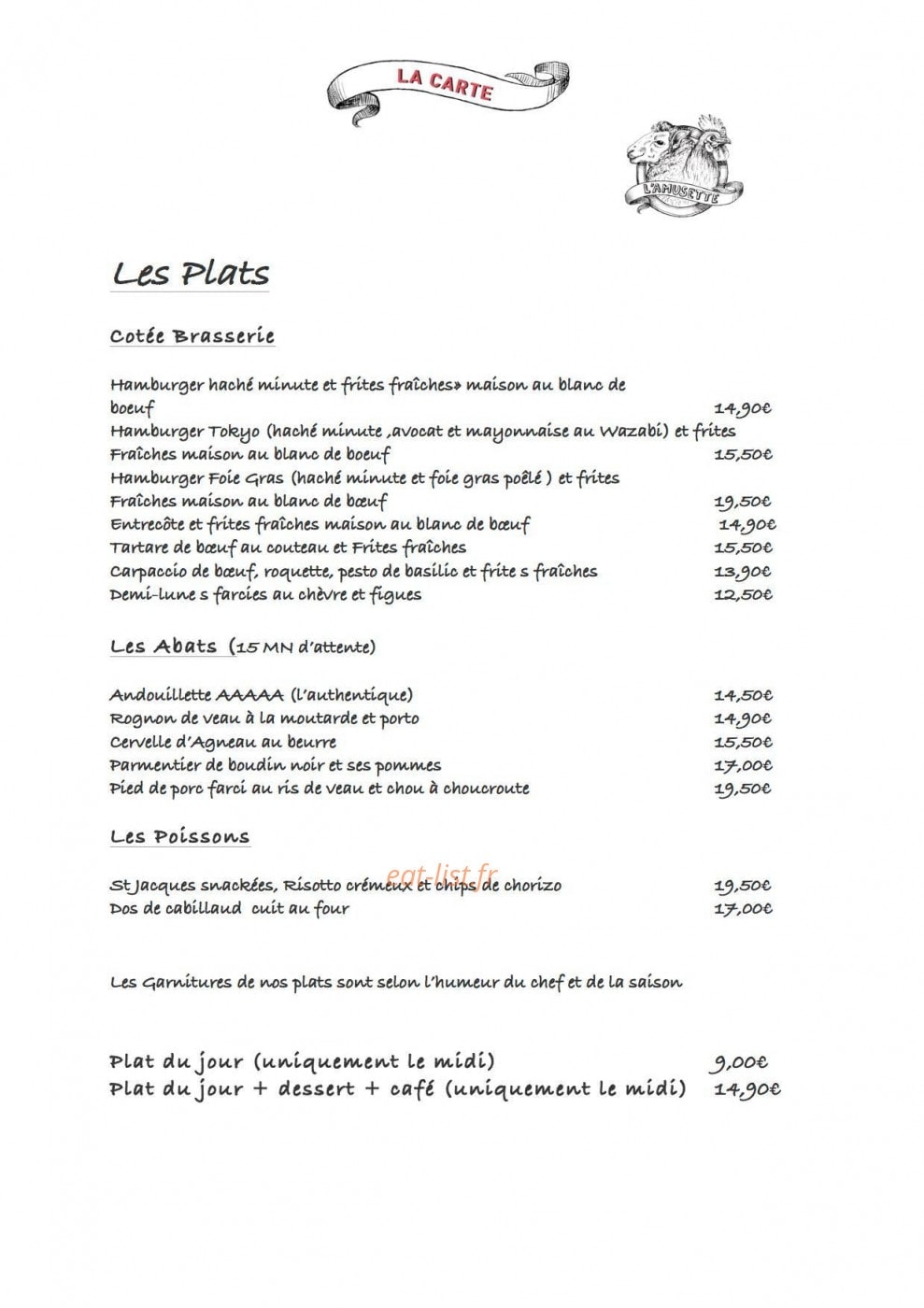 L'amusette — carte page 2