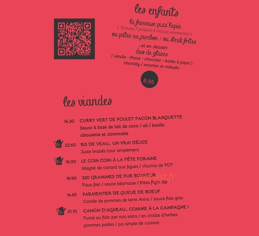 L’Arrosoir — carte page 3