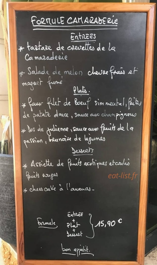 La Camaraderie — carte page 1