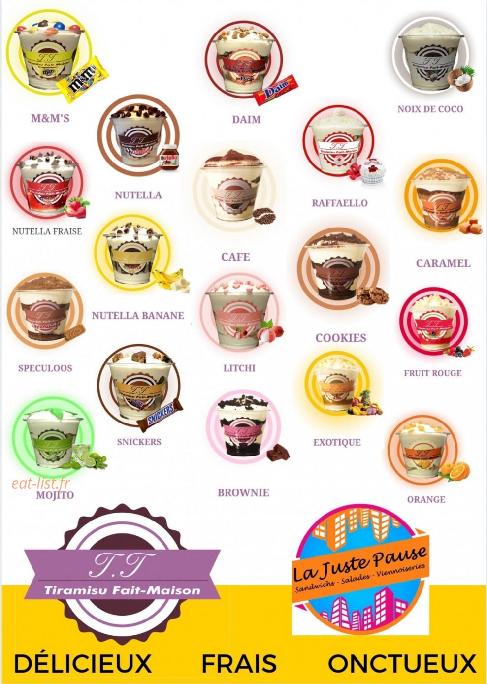 La juste pause — carte page 6