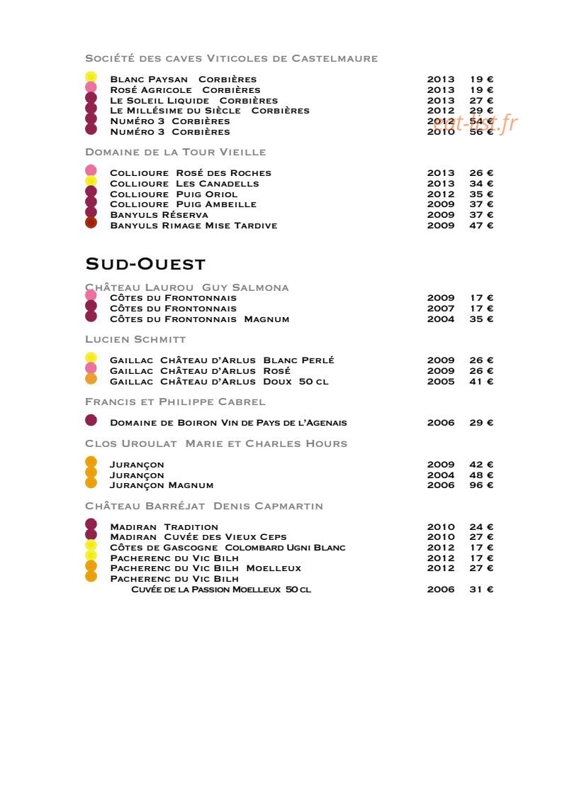La Maison dans le Parc — carte page 10