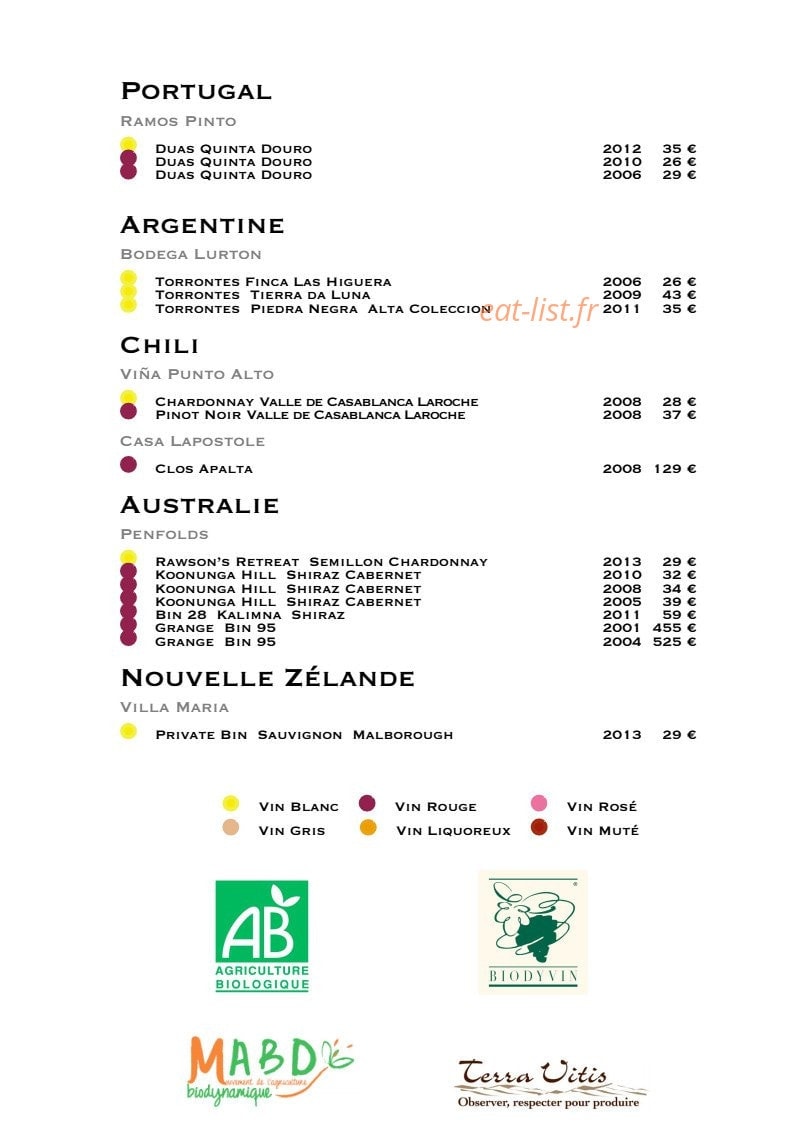 La Maison dans le Parc — carte page 15