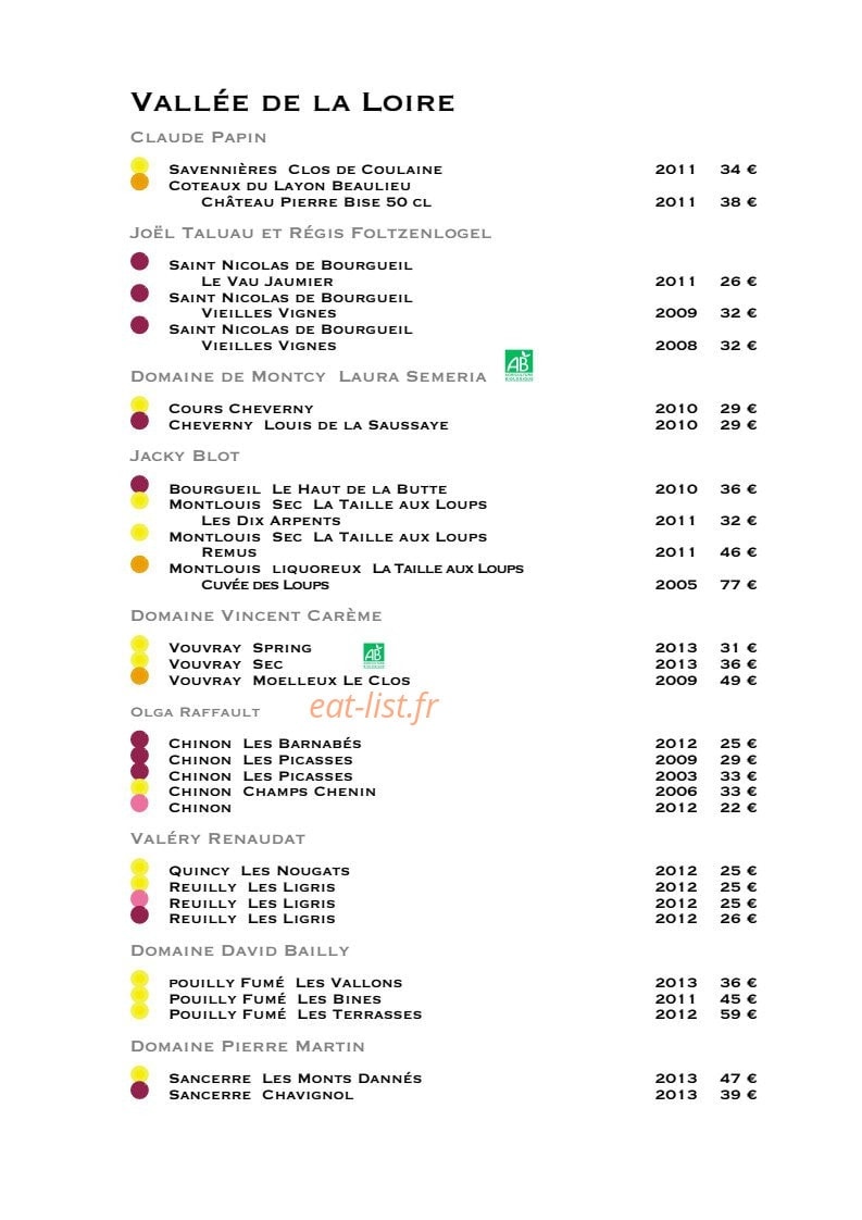 La Maison dans le Parc — carte page 12