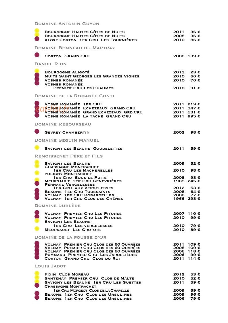 La Maison dans le Parc — carte page 6