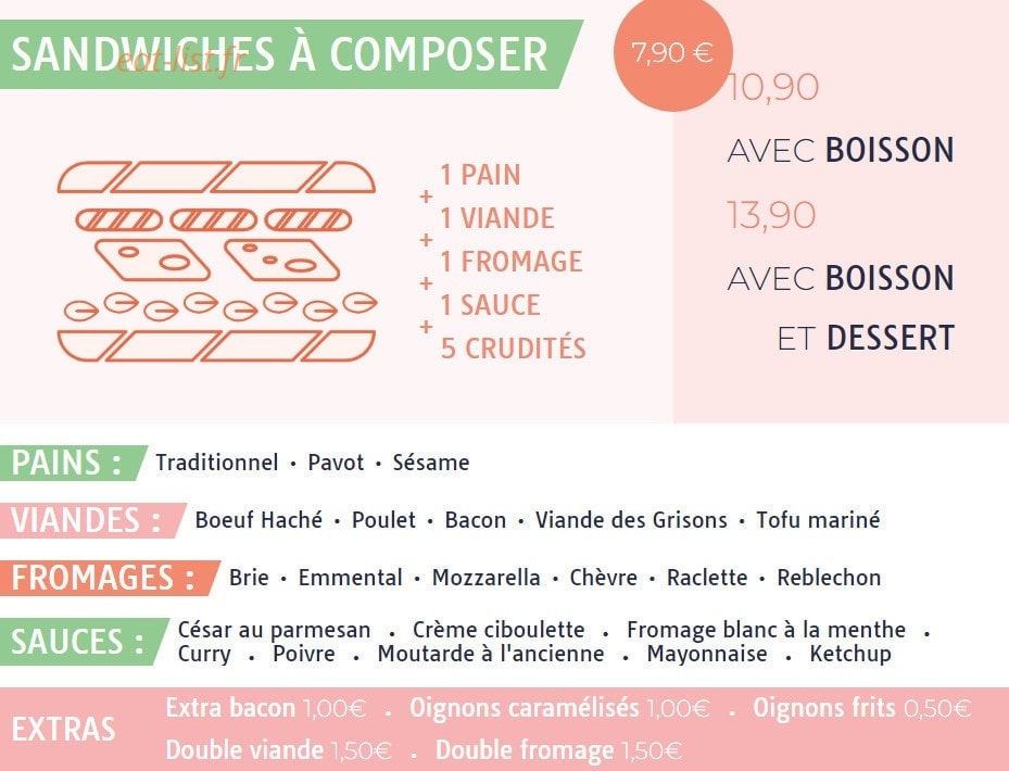 La Mandarine — carte page 1