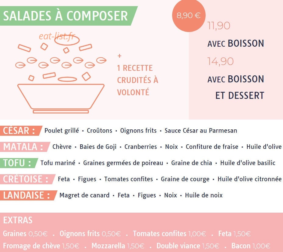La Mandarine — carte page 2