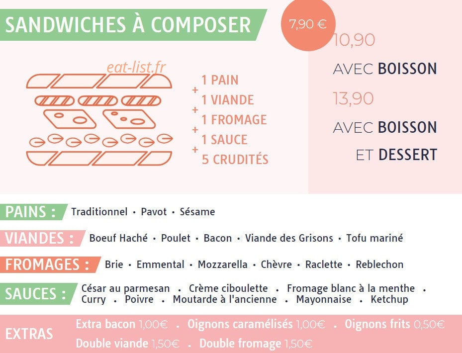 La Mandarine — carte page 1