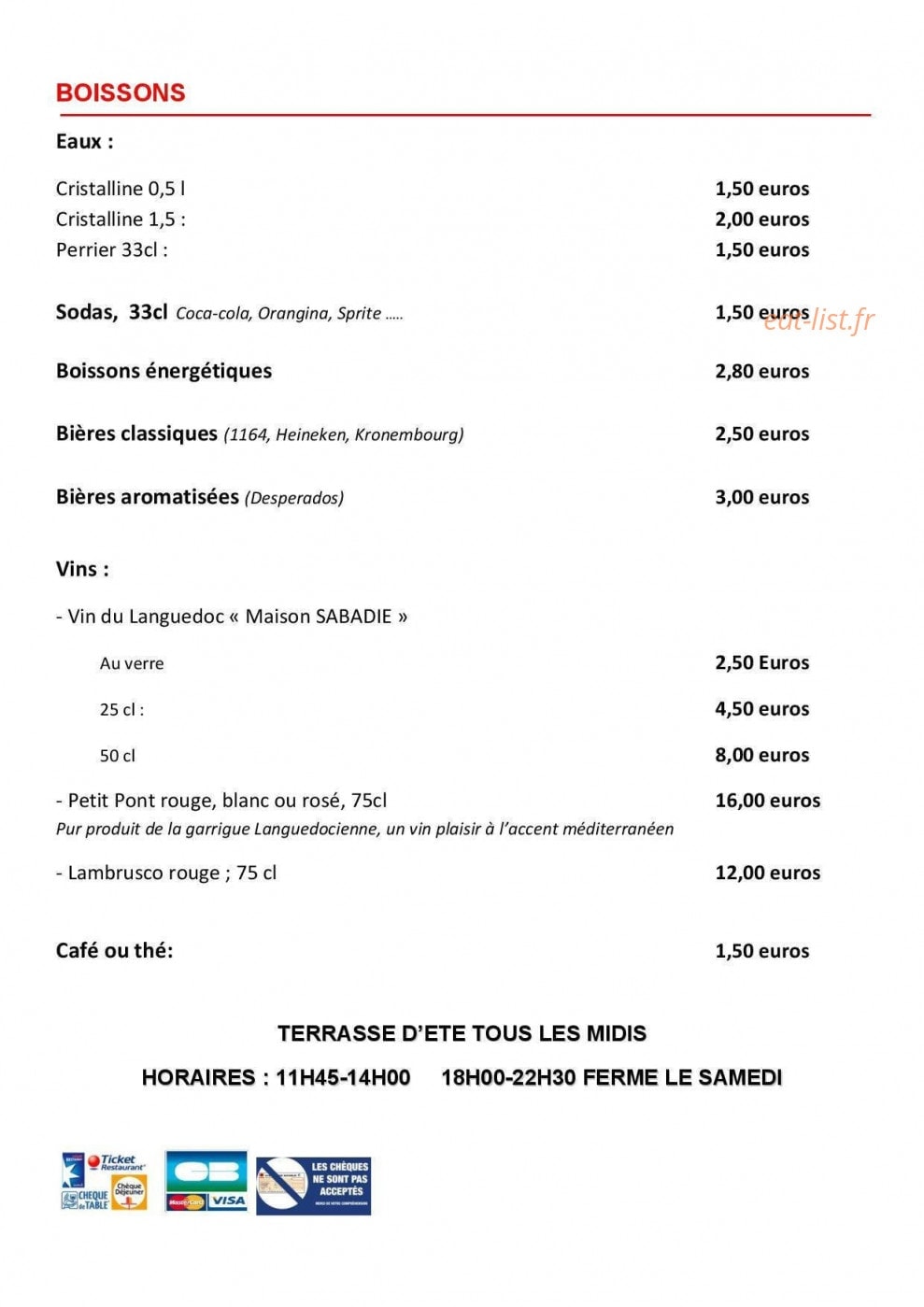 La PauZ' — carte page 4