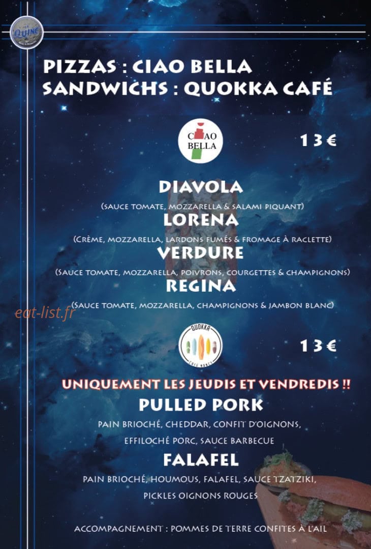 La Quinc' — carte page 1