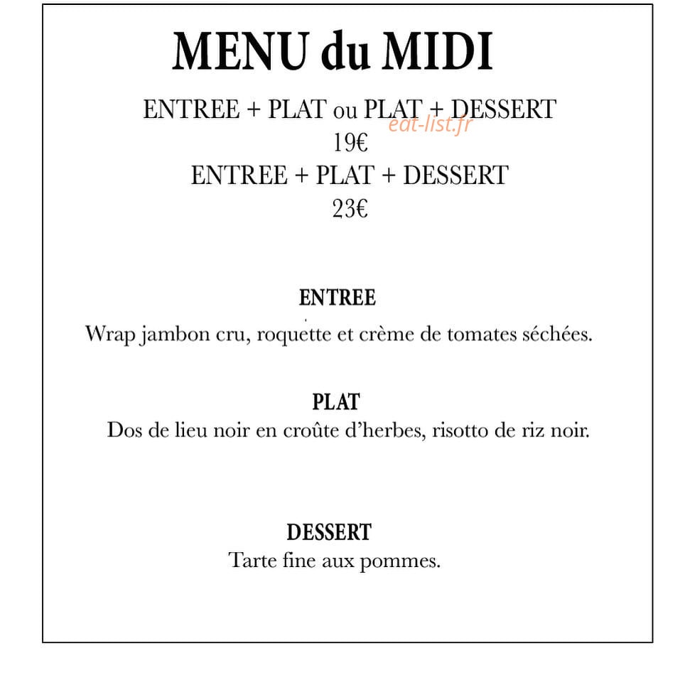 La Souris Verte — carte page 1