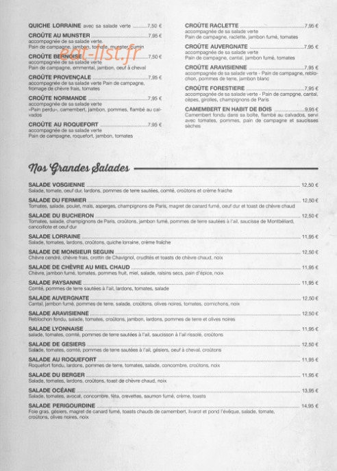 Le bouche à Oreille — carte page 5