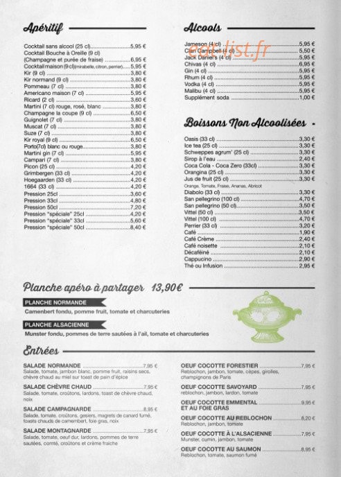 Le bouche à Oreille — carte page 4
