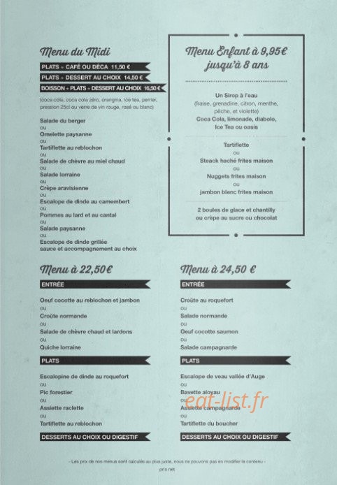 Le bouche à Oreille — carte page 3