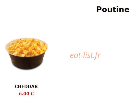 Le Cheesy — carte page 1