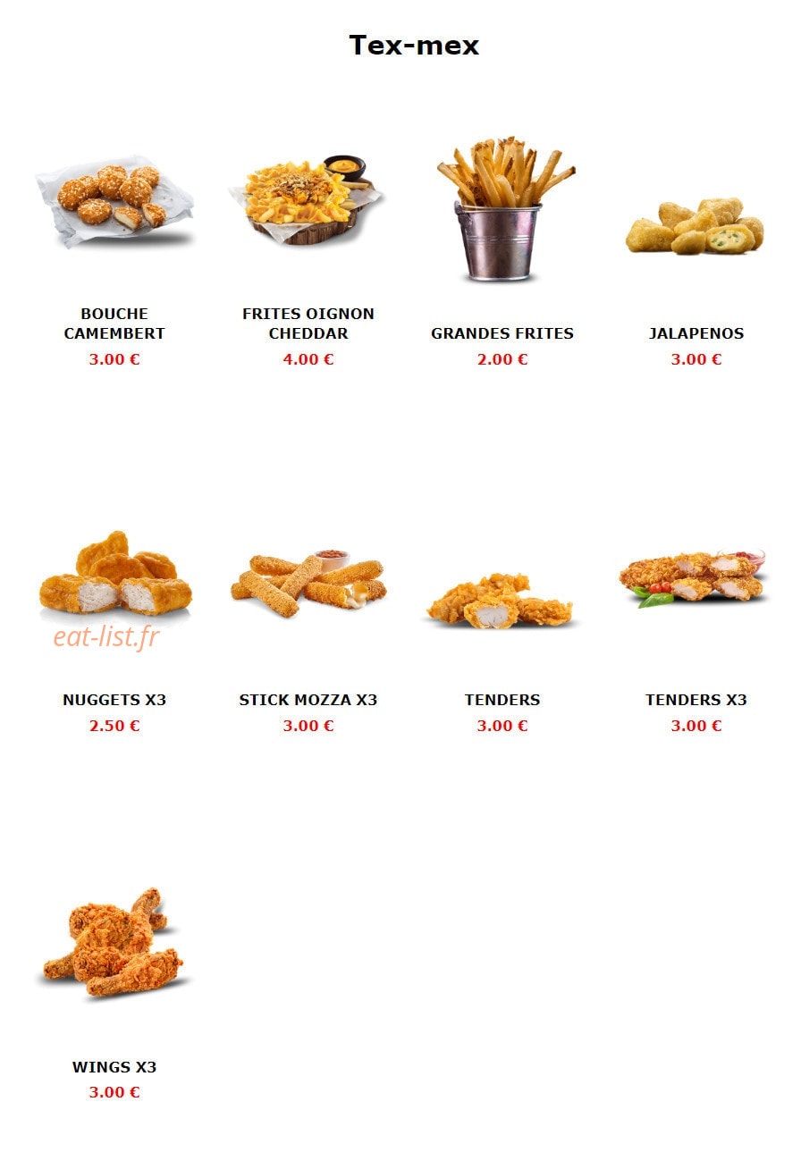 Le Cheesy — carte page 4