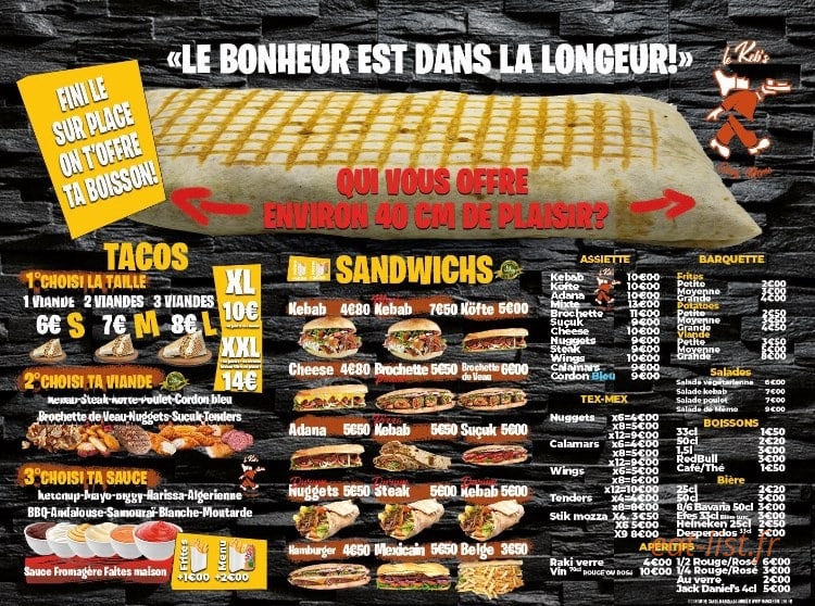 Le keb’s & Chez memo — carte page 1