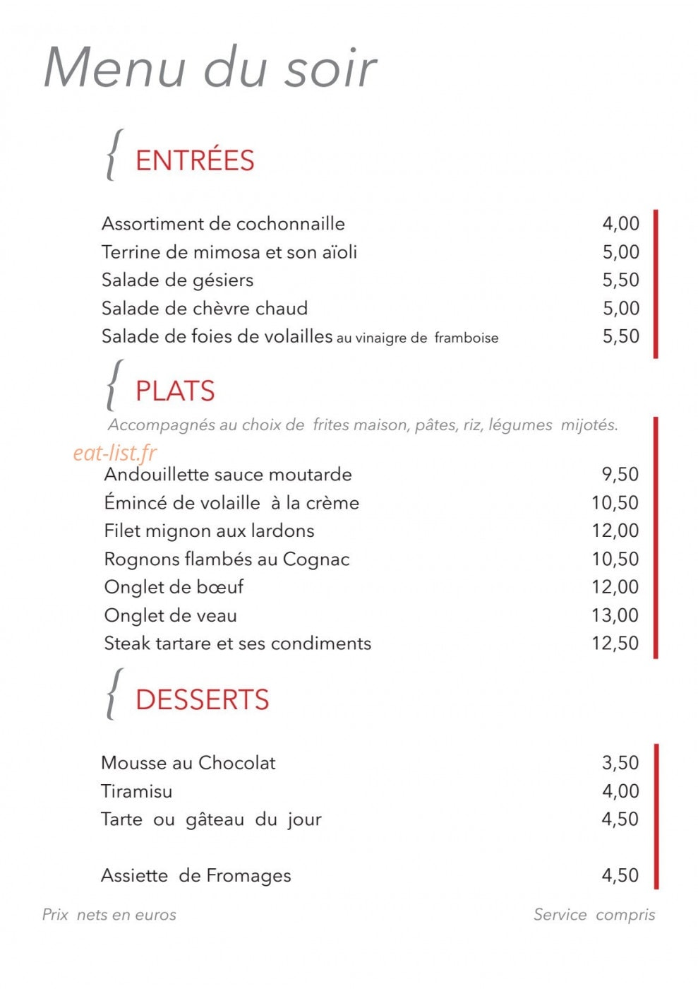 Le local — carte page 1