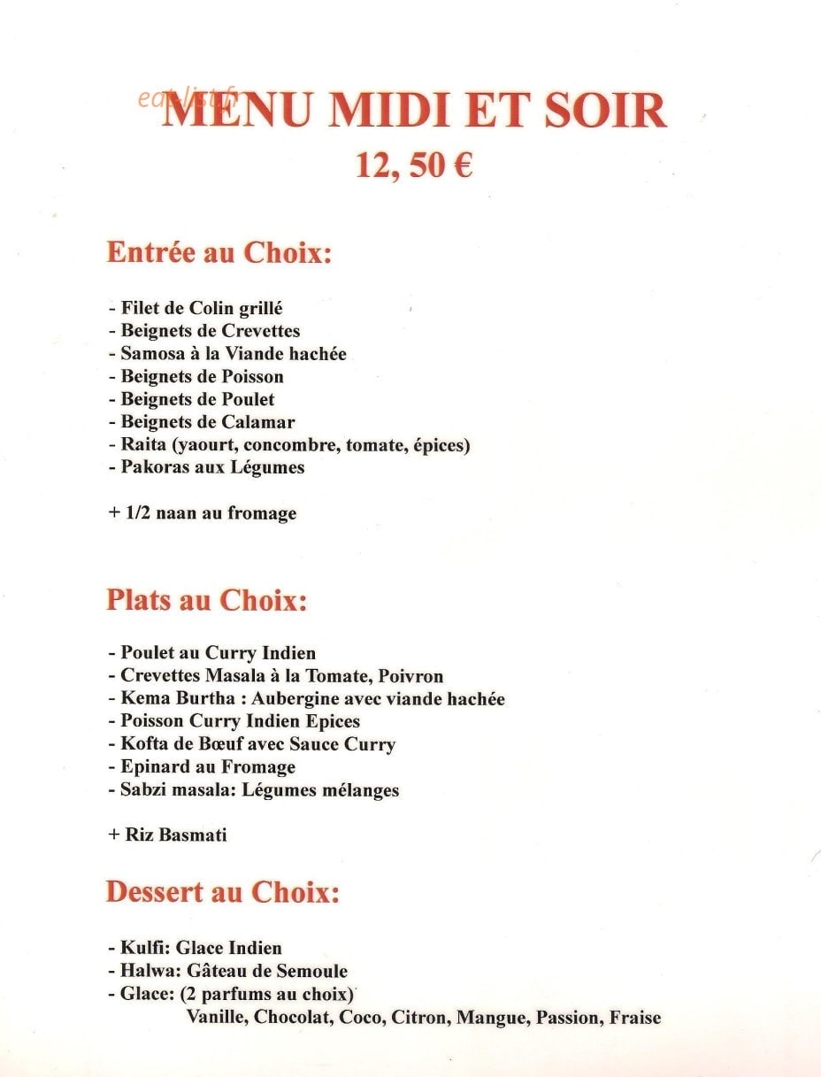 Le Palais de Shalimar — carte page 4