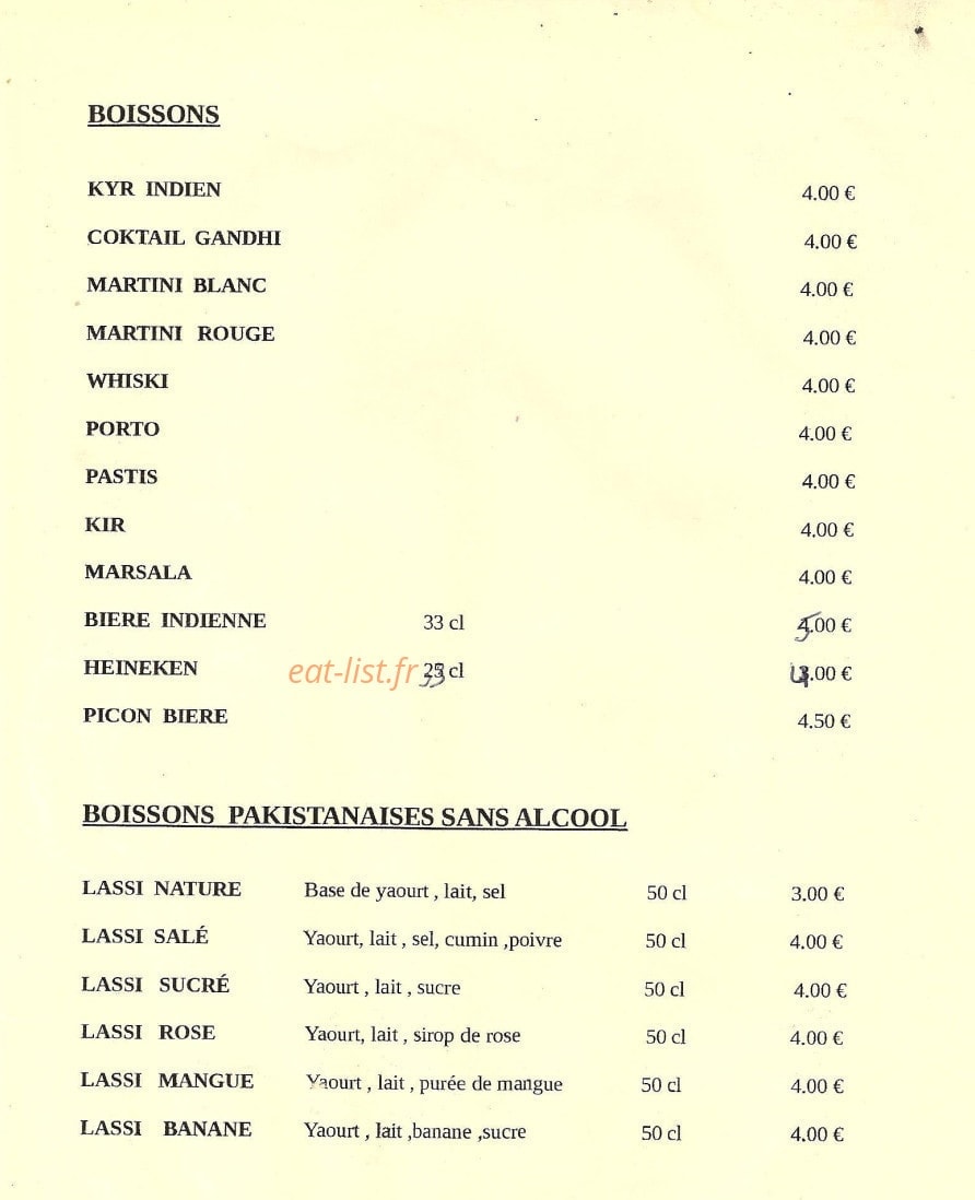 Le Palais de Shalimar — carte page 1