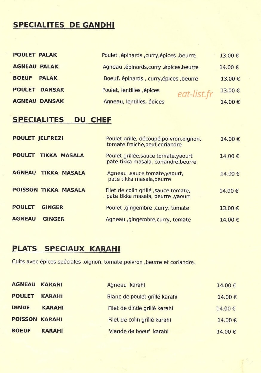 Le Palais de Shalimar — carte page 9