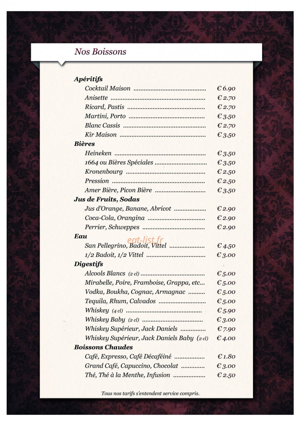 Le Saint Julien — carte page 14