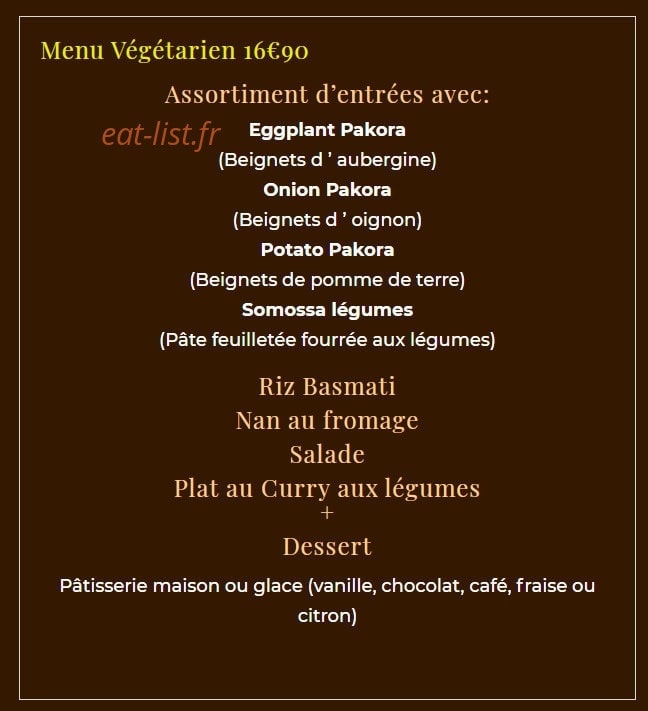 Le Tigre du Bengale — carte page 1