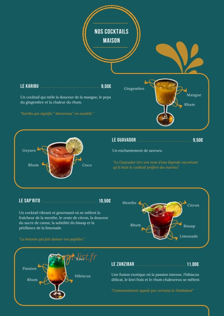 Le Village — carte page 6