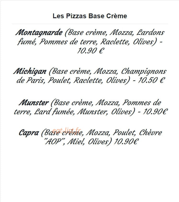 Les 4 Saisons — carte page 2