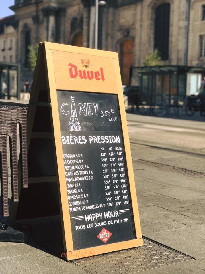 Les Docks Café — carte page 1