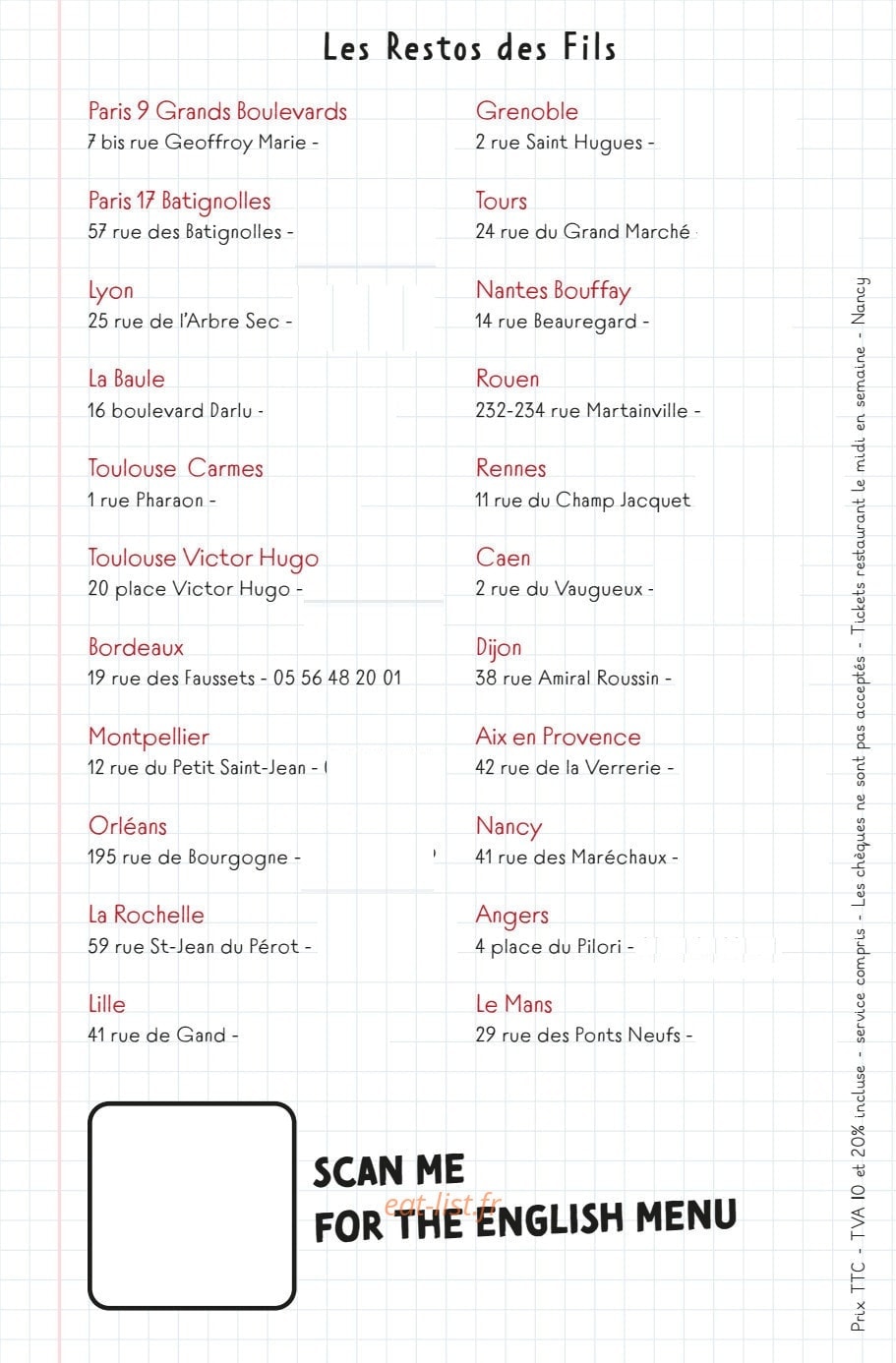 Les Fils à Maman — carte page 23