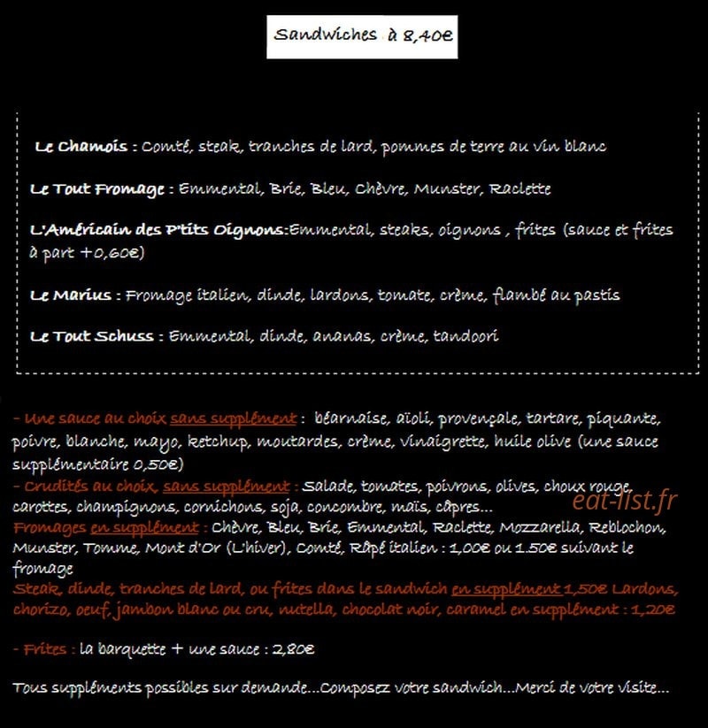 Les P'tits Oignons — carte page 4