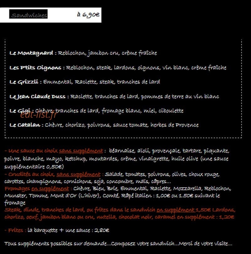 Les P'tits Oignons — carte page 2