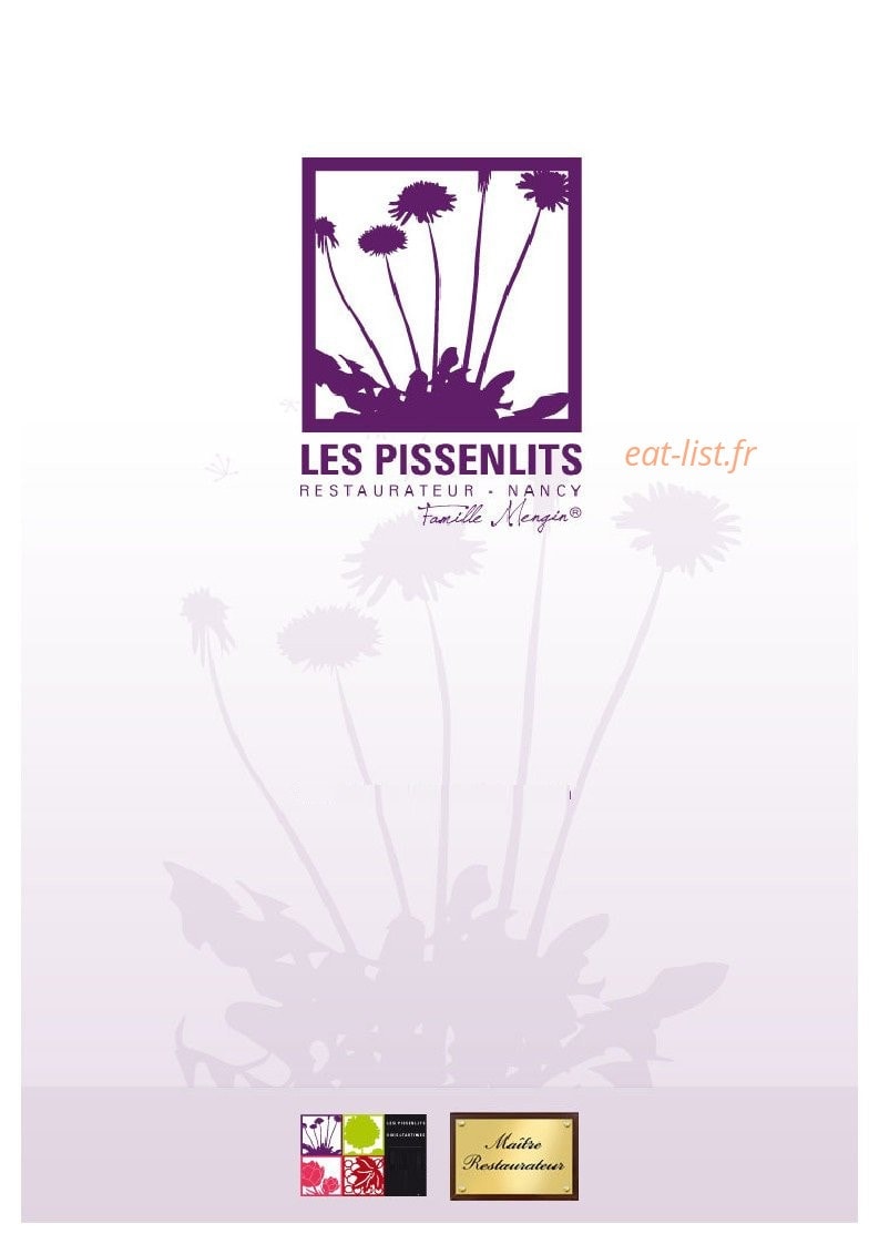 Les Pissenlits — carte page 1