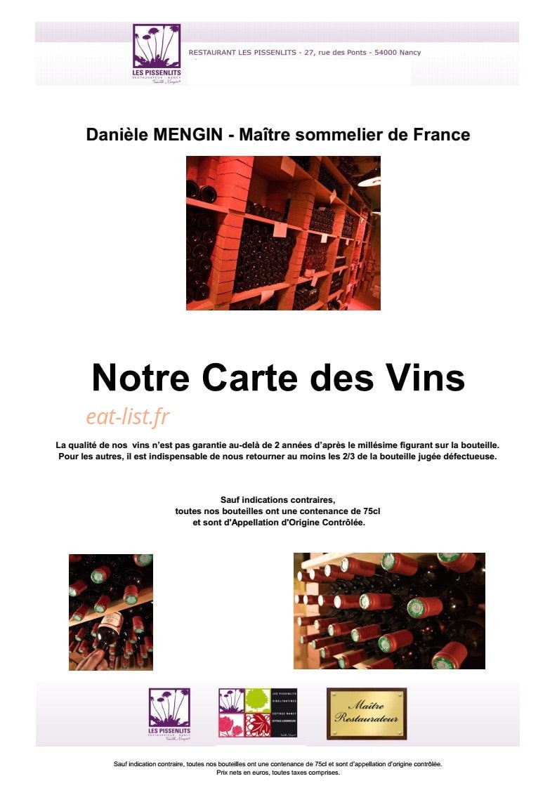 Les Pissenlits — carte page 9