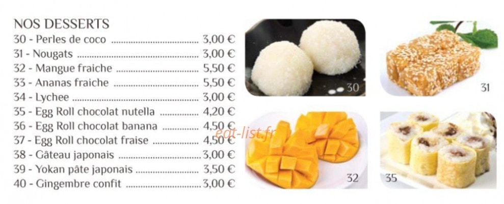 Line Sushi — carte page 5