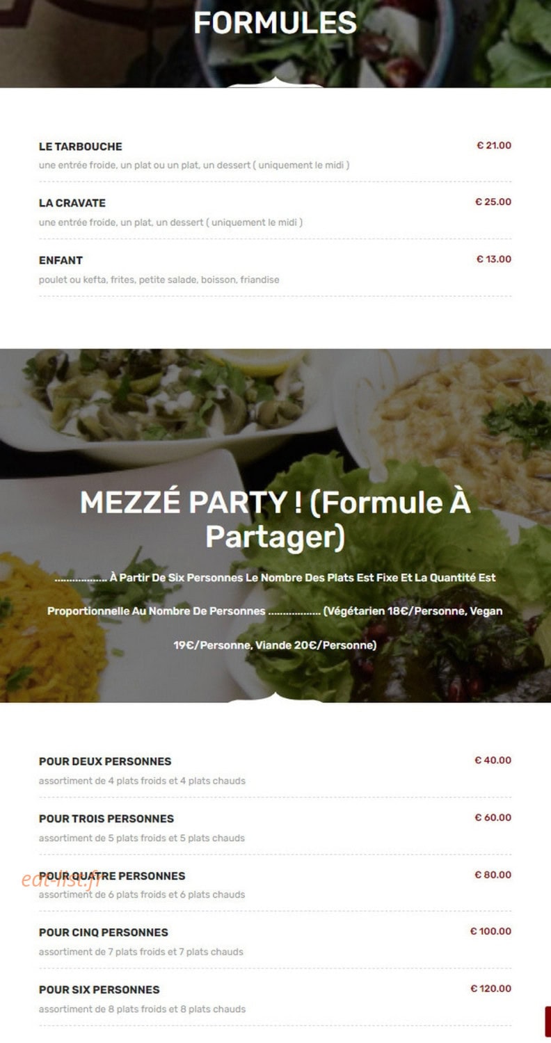 M.Houmous — carte page 5