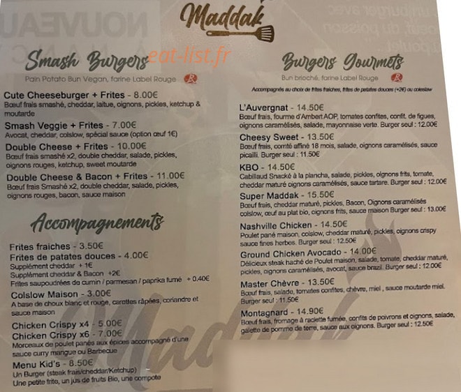 Maddak — carte page 2