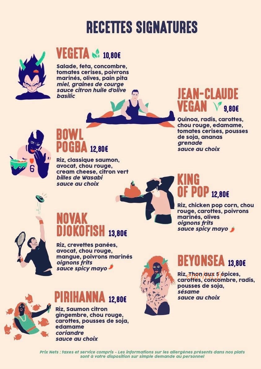 Nemo Poke Bowl — carte page 2