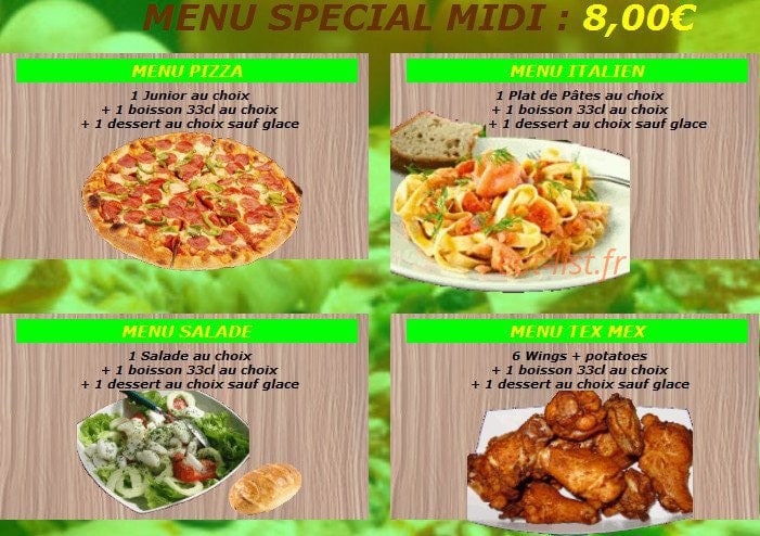 Pizza Ostorea III — carte page 9