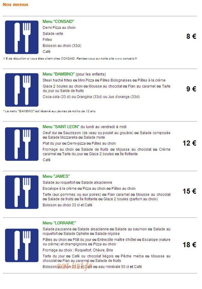 Pizzeria Adriatica — carte page 2