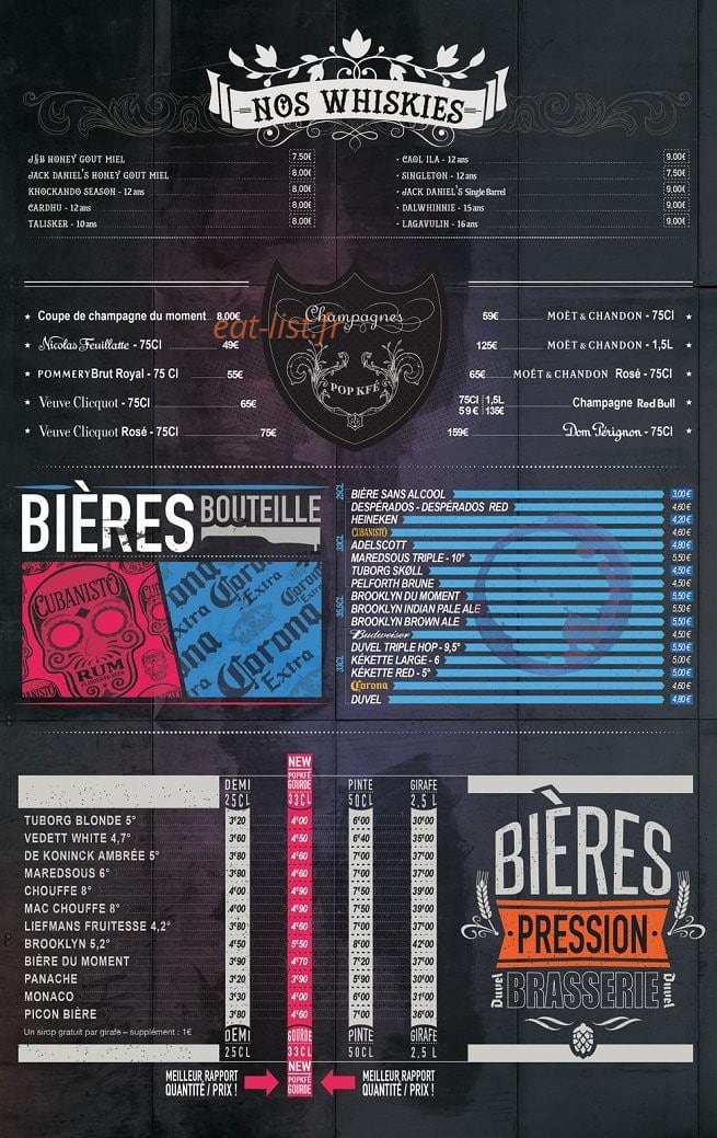 PopKfé — carte page 4