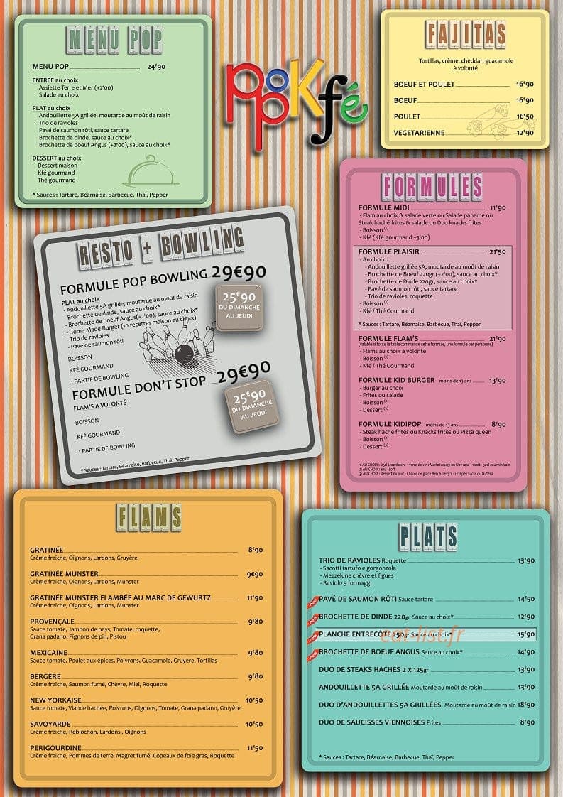 PopKfé — carte page 2